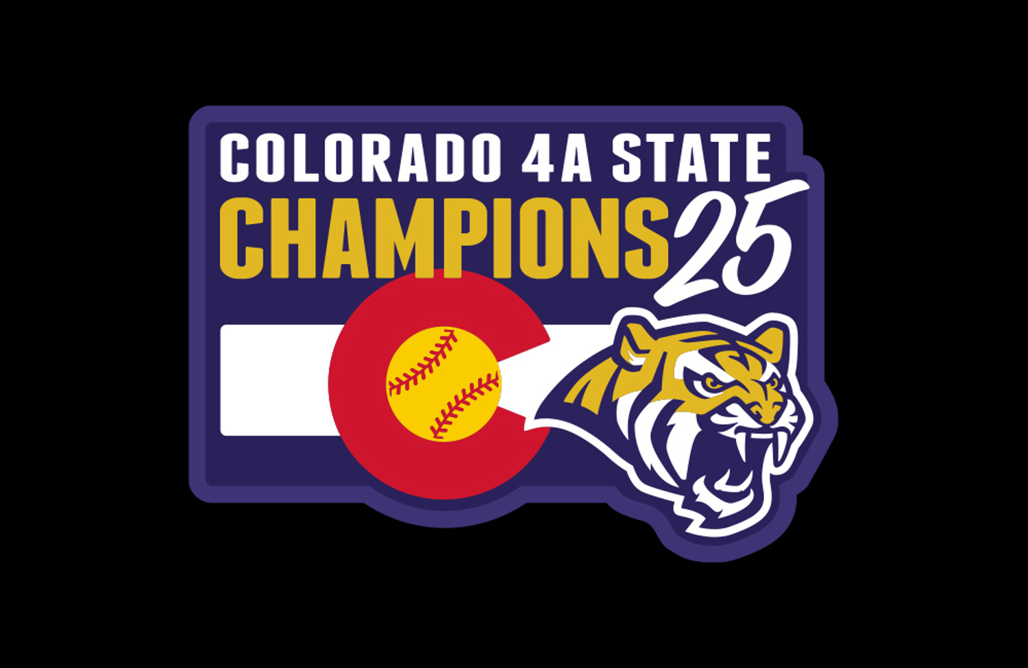 2025 4A State Champions Letter Jacket Patch